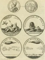 An illustration from Thesaurus nummorum sueo-gothicorum : studio indefesso Eliae Brenneri L. annorum spatio collectus, secundum seriem temporum dispositus, atqve e tenebris, cum commentatione in apricum prolatus ; accessit ejusdem auctoris Libellus de nummophylaciis Sveciae: de scriptoribus rei nummariae svethicae, atque de thesauris, seu variis vetustorum nummorum cumulis, passim per Sveoniam fortuito casu repertis (1731)