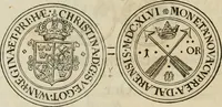An illustration from Thesaurus nummorum sueo-gothicorum : studio indefesso Eliae Brenneri L. annorum spatio collectus, secundum seriem temporum dispositus, atqve e tenebris, cum commentatione in apricum prolatus ; accessit ejusdem auctoris Libellus de nummophylaciis Sveciae: de scriptoribus rei nummariae svethicae, atque de thesauris, seu variis vetustorum nummorum cumulis, passim per Sveoniam fortuito casu repertis (1731)