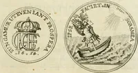 An illustration from Thesaurus nummorum sueo-gothicorum : studio indefesso Eliae Brenneri L. annorum spatio collectus, secundum seriem temporum dispositus, atqve e tenebris, cum commentatione in apricum prolatus ; accessit ejusdem auctoris Libellus de nummophylaciis Sveciae: de scriptoribus rei nummariae svethicae, atque de thesauris, seu variis vetustorum nummorum cumulis, passim per Sveoniam fortuito casu repertis (1731)