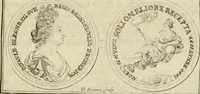 An illustration from Thesaurus nummorum sueo-gothicorum : studio indefesso Eliae Brenneri L. annorum spatio collectus, secundum seriem temporum dispositus, atqve e tenebris, cum commentatione in apricum prolatus ; accessit ejusdem auctoris Libellus de nummophylaciis Sveciae: de scriptoribus rei nummariae svethicae, atque de thesauris, seu variis vetustorum nummorum cumulis, passim per Sveoniam fortuito casu repertis (1731)