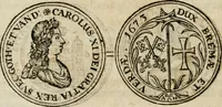 An illustration from Thesaurus nummorum sueo-gothicorum : studio indefesso Eliae Brenneri L. annorum spatio collectus, secundum seriem temporum dispositus, atqve e tenebris, cum commentatione in apricum prolatus ; accessit ejusdem auctoris Libellus de nummophylaciis Sveciae: de scriptoribus rei nummariae svethicae, atque de thesauris, seu variis vetustorum nummorum cumulis, passim per Sveoniam fortuito casu repertis (1731)