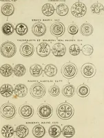 An illustration from Thesaurus nummorum sueo-gothicorum : studio indefesso Eliae Brenneri L. annorum spatio collectus, secundum seriem temporum dispositus, atqve e tenebris, cum commentatione in apricum prolatus ; accessit ejusdem auctoris Libellus de nummophylaciis Sveciae: de scriptoribus rei nummariae svethicae, atque de thesauris, seu variis vetustorum nummorum cumulis, passim per Sveoniam fortuito casu repertis (1731)