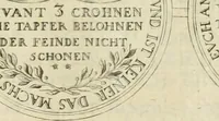 An illustration from Thesaurus nummorum sueo-gothicorum : studio indefesso Eliae Brenneri L. annorum spatio collectus, secundum seriem temporum dispositus, atqve e tenebris, cum commentatione in apricum prolatus ; accessit ejusdem auctoris Libellus de nummophylaciis Sveciae: de scriptoribus rei nummariae svethicae, atque de thesauris, seu variis vetustorum nummorum cumulis, passim per Sveoniam fortuito casu repertis (1731)
