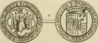 An illustration from Thesaurus nummorum sueo-gothicorum : studio indefesso Eliae Brenneri L. annorum spatio collectus, secundum seriem temporum dispositus, atqve e tenebris, cum commentatione in apricum prolatus ; accessit ejusdem auctoris Libellus de nummophylaciis Sveciae: de scriptoribus rei nummariae svethicae, atque de thesauris, seu variis vetustorum nummorum cumulis, passim per Sveoniam fortuito casu repertis (1731)