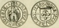 An illustration from Thesaurus nummorum sueo-gothicorum : studio indefesso Eliae Brenneri L. annorum spatio collectus, secundum seriem temporum dispositus, atqve e tenebris, cum commentatione in apricum prolatus ; accessit ejusdem auctoris Libellus de nummophylaciis Sveciae: de scriptoribus rei nummariae svethicae, atque de thesauris, seu variis vetustorum nummorum cumulis, passim per Sveoniam fortuito casu repertis (1731)