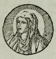 An illustration from Thesaurus precum et exercitiorum spiritualium : in vsum pr[a]esertim Sodalitatis Partheniae (1609)