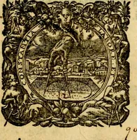 An illustration from Thesaurus rei antiquariae huberrimus ex antiquis tam numismatum quam marmorum inscriptionibus pari diligentia qua fide conquisitus, et in locos communes distributus .. (1579)