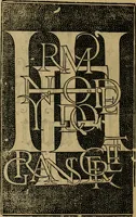 An illustration from Thesavro de scrittori : opera artificiosa, laquale con grandissima arte, si per pratica come per geometria, insegna a scriuere diuerse sorte littere, cioe cancellerescha, merchantescha, formata, cursiua, antiqua, moderna et bastarda, de piu sorte : cum uiarij e bellissimi exempli & altre sorte littere de uarie lingue, cioe grecha, hebraicha, caldea & arabicha : tutte extratte da diuersi et probatissimi auttori, & massimamente da lo praeclarissimo Sigismvndo Fanto, nobile ferrarese, mathematico et architettore eruditissimo, dele mesure e ragione de littere primo inuentore (1532)
