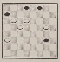 An illustration from The Third American tourney : at Chicago, Illinois, January 11th to 15th, 1915 for the Checker Championship of America and $500.00 in prizes (1915)