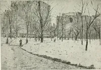An illustration from The third annual exhibition held at the Carnegie Institute, November third, eighteen hundred and ninety-eight, till January first, eighteen hundred and ninety-nine (1898)