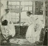 An illustration from The third annual exhibition held at the Carnegie Institute, November third, eighteen hundred and ninety-eight, till January first, eighteen hundred and ninety-nine (1898)