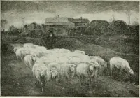 An illustration from The third annual exhibition held at the Carnegie Institute, November third, eighteen hundred and ninety-eight, till January first, eighteen hundred and ninety-nine (1898)