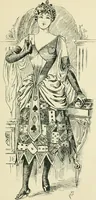 An illustration from Thirty original sketches for fancy costumes : specially drawn, from our suggestions, by R. L. Bööcke (1894)