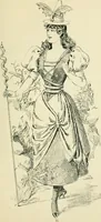 An illustration from Thirty original sketches for fancy costumes : specially drawn, from our suggestions, by R. L. Bööcke (1894)