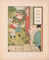 An illustration from This little pig, his picture book : containing, This little pig, The fairy ship, King Luckieboy (1895)