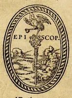 An illustration from Thomae Mori, Angliae ornamenti eximii, Lucubrationes, ab innumeris mendis repurgatæ. ... : Quibus additæ sunt duæ aliorum epistolæ, de uita, moribus & morte Mori, adiuncto rerum notabilium indice (1563)
