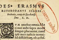 An illustration from Thomae Mori, Angliae ornamenti eximii, Lucubrationes, ab innumeris mendis repurgatæ. ... : Quibus additæ sunt duæ aliorum epistolæ, de uita, moribus & morte Mori, adiuncto rerum notabilium indice (1563)