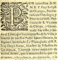 Picture 1 of 7 from Thomasiada al sol de la iglesia, y su doctor santo Thomas de Aquino. (1667), leaf 7