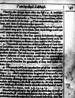 An illustration from A threefold treatise of the Sabbath, distinctly divided into the patriarchall, Mosaicall, Christian Sabbath for the better clearning and manifestation of the truth in this controversie concerning the weekly Sabbath (1641)
