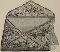 An illustration from Three hundred decorative and fancy articles for presents, fairs, etc., etc. ; with directions for making : and nearly one hundred decorative designs (1885)