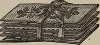 An illustration from Three hundred decorative and fancy articles for presents, fairs, etc., etc. ; with directions for making : and nearly one hundred decorative designs (1885)
