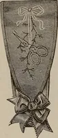 An illustration from Three hundred decorative and fancy articles for presents, fairs, etc., etc. ; with directions for making : and nearly one hundred decorative designs (1885)