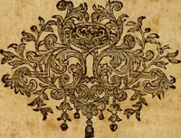An illustration from Three physico-theological discourses : concerning: I. The primitive chaos and creation of the world ; II. The general deluge, its causes and effects ; III. The dissolution of the world and future conflagration .. (1713)