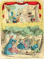 An illustration from Théâtre des marionnettes; texte et composition des dessins (1880)