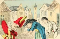 An illustration from Théâtre des marionnettes; texte et composition des dessins (1880)
