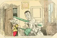 An illustration from Théâtre des marionnettes; texte et composition des dessins (1880)