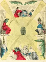 An illustration from Théâtre des marionnettes; texte et composition des dessins (1880)
