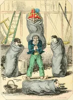 An illustration from Théâtre des marionnettes; texte et composition des dessins (1880)