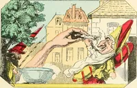 An illustration from Théâtre des marionnettes; texte et composition des dessins (1880)