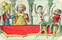 An illustration from Théâtre des marionnettes; texte et composition des dessins (1880)