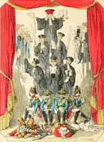 An illustration from Théâtre des marionnettes; texte et composition des dessins (1880)