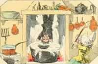 An illustration from Théâtre des marionnettes; texte et composition des dessins (1880)