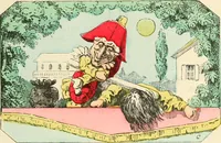 An illustration from Théâtre des marionnettes; texte et composition des dessins (1880)