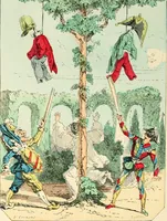 An illustration from Théâtre des marionnettes; texte et composition des dessins (1880)