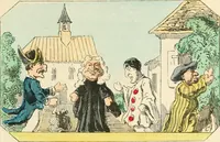 An illustration from Théâtre des marionnettes; texte et composition des dessins (1880)