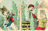 An illustration from Théâtre des marionnettes; texte et composition des dessins (1880)