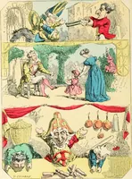 An illustration from Théâtre des marionnettes; texte et composition des dessins (1880)
