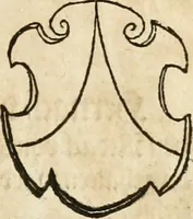 An illustration from Thurnier Buch : von Anfang, Vrsachen, Vrsprung vnd Herkommen der Thurnier im Heyligen Römischen Reich Teutscher Nation, wie viel offentlicher Landthurnier von Keyser Heinrich dem Ersten dieses Namens an biss auff den jetztregierenden Keyser Maximilian den Andern ... vnd in welchen Stetten die alle gehalten ... Alles jetzunder von neuwem zusammen getragen, mit schönen neuwen Figuren, sonderlich auch der adelischen Wappen, auffs schönest zugericht .. (1566)