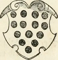 An illustration from Thurnier Buch : von Anfang, Vrsachen, Vrsprung vnd Herkommen der Thurnier im Heyligen Römischen Reich Teutscher Nation, wie viel offentlicher Landthurnier von Keyser Heinrich dem Ersten dieses Namens an biss auff den jetztregierenden Keyser Maximilian den Andern ... vnd in welchen Stetten die alle gehalten ... Alles jetzunder von neuwem zusammen getragen, mit schönen neuwen Figuren, sonderlich auch der adelischen Wappen, auffs schönest zugericht .. (1566)