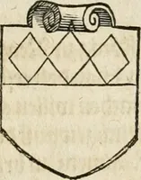 An illustration from Thurnier Buch : von Anfang, Vrsachen, Vrsprung vnd Herkommen der Thurnier im Heyligen Römischen Reich Teutscher Nation, wie viel offentlicher Landthurnier von Keyser Heinrich dem Ersten dieses Namens an biss auff den jetztregierenden Keyser Maximilian den Andern ... vnd in welchen Stetten die alle gehalten ... Alles jetzunder von neuwem zusammen getragen, mit schönen neuwen Figuren, sonderlich auch der adelischen Wappen, auffs schönest zugericht .. (1566)