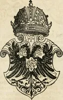 An illustration from Thurnier Buch : von Anfang, Vrsachen, Vrsprung vnd Herkommen der Thurnier im Heyligen Römischen Reich Teutscher Nation, wie viel offentlicher Landthurnier von Keyser Heinrich dem Ersten dieses Namens an biss auff den jetztregierenden Keyser Maximilian den Andern ... vnd in welchen Stetten die alle gehalten ... Alles jetzunder von neuwem zusammen getragen, mit schönen neuwen Figuren, sonderlich auch der adelischen Wappen, auffs schönest zugericht .. (1566)