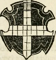 An illustration from Thurnier Buch : von Anfang, Vrsachen, Vrsprung vnd Herkommen der Thurnier im Heyligen Römischen Reich Teutscher Nation, wie viel offentlicher Landthurnier von Keyser Heinrich dem Ersten dieses Namens an biss auff den jetztregierenden Keyser Maximilian den Andern ... vnd in welchen Stetten die alle gehalten ... Alles jetzunder von neuwem zusammen getragen, mit schönen neuwen Figuren, sonderlich auch der adelischen Wappen, auffs schönest zugericht .. (1566)