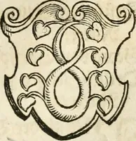 An illustration from Thurnier Buch : von Anfang, Vrsachen, Vrsprung vnd Herkommen der Thurnier im Heyligen Römischen Reich Teutscher Nation, wie viel offentlicher Landthurnier von Keyser Heinrich dem Ersten dieses Namens an biss auff den jetztregierenden Keyser Maximilian den Andern ... vnd in welchen Stetten die alle gehalten ... Alles jetzunder von neuwem zusammen getragen, mit schönen neuwen Figuren, sonderlich auch der adelischen Wappen, auffs schönest zugericht .. (1566)