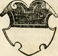 An illustration from Thurnier Buch : von Anfang, Vrsachen, Vrsprung vnd Herkommen der Thurnier im Heyligen Römischen Reich Teutscher Nation, wie viel offentlicher Landthurnier von Keyser Heinrich dem Ersten dieses Namens an biss auff den jetztregierenden Keyser Maximilian den Andern ... vnd in welchen Stetten die alle gehalten ... Alles jetzunder von neuwem zusammen getragen, mit schönen neuwen Figuren, sonderlich auch der adelischen Wappen, auffs schönest zugericht .. (1566)