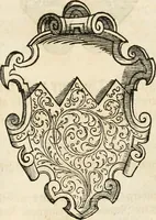 An illustration from Thurnier Buch : von Anfang, Vrsachen, Vrsprung vnd Herkommen der Thurnier im Heyligen Römischen Reich Teutscher Nation, wie viel offentlicher Landthurnier von Keyser Heinrich dem Ersten dieses Namens an biss auff den jetztregierenden Keyser Maximilian den Andern ... vnd in welchen Stetten die alle gehalten ... Alles jetzunder von neuwem zusammen getragen, mit schönen neuwen Figuren, sonderlich auch der adelischen Wappen, auffs schönest zugericht .. (1566)