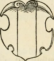 An illustration from Thurnier Buch : von Anfang, Vrsachen, Vrsprung vnd Herkommen der Thurnier im Heyligen Römischen Reich Teutscher Nation, wie viel offentlicher Landthurnier von Keyser Heinrich dem Ersten dieses Namens an biss auff den jetztregierenden Keyser Maximilian den Andern ... vnd in welchen Stetten die alle gehalten ... Alles jetzunder von neuwem zusammen getragen, mit schönen neuwen Figuren, sonderlich auch der adelischen Wappen, auffs schönest zugericht .. (1566)